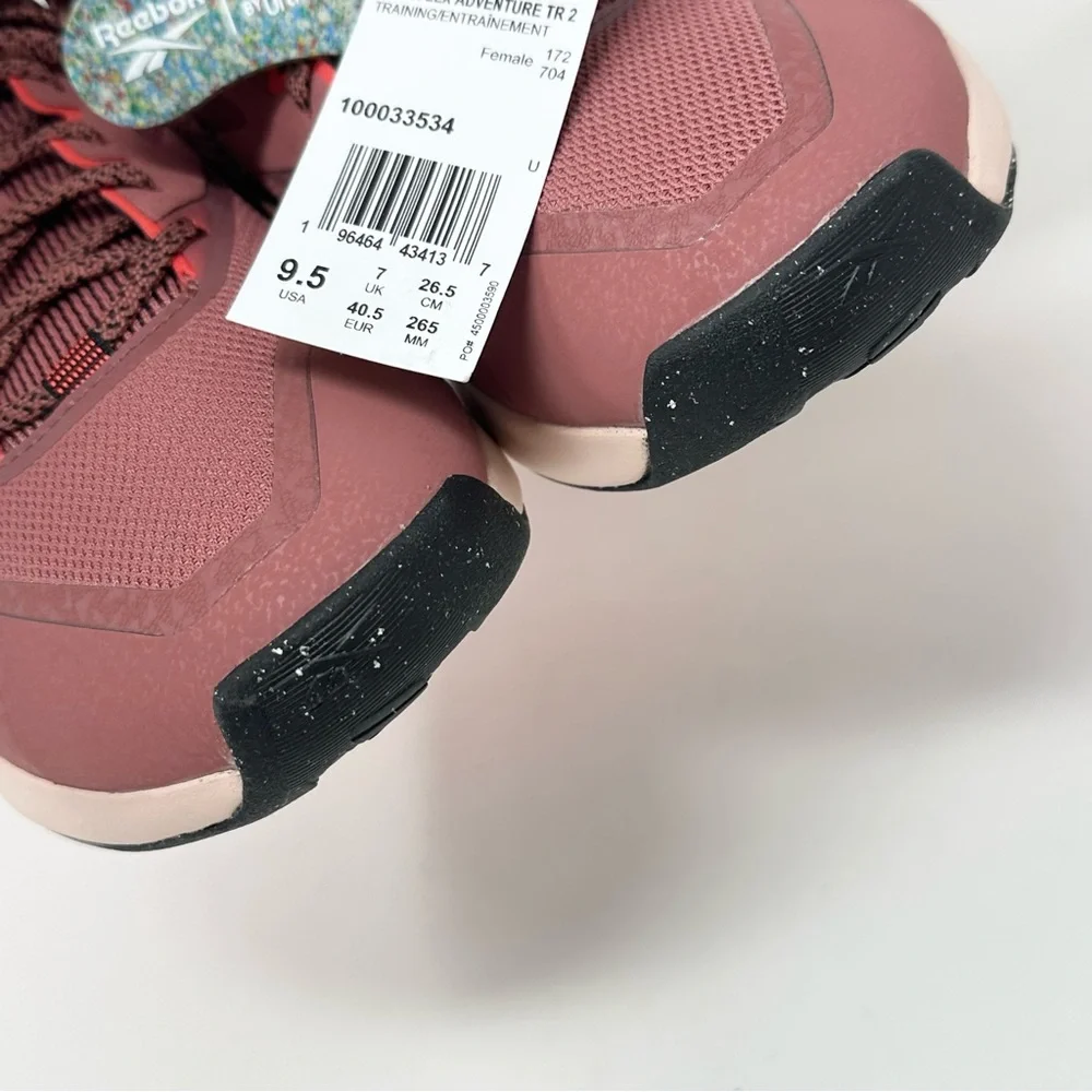 Reebok Women's Nanoflex Adventure Tr 2 Sneaker Running Shoe 9.5 New Sedona Rose